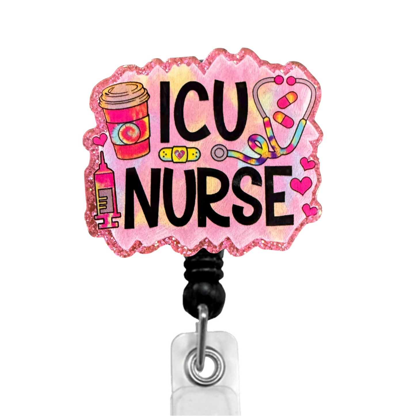 Dazzlers ICU Nurse ID Badge Reel