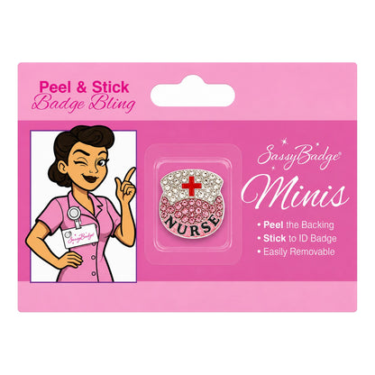 Nurse Hat ID Badge Reel