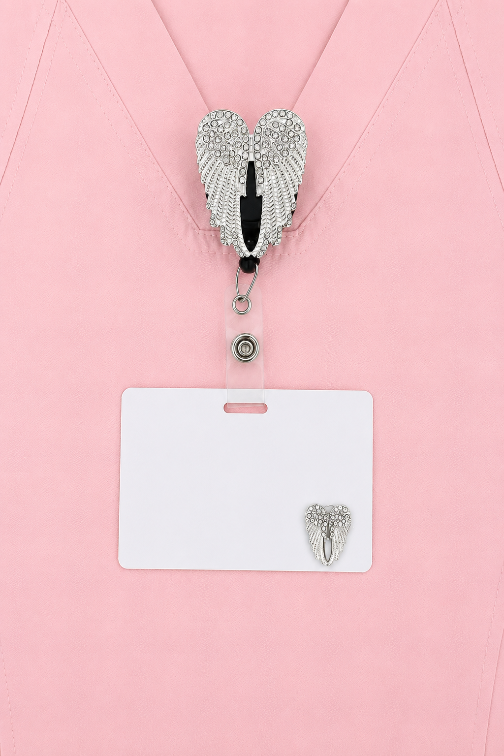 Angel Wings ID Badge Reel