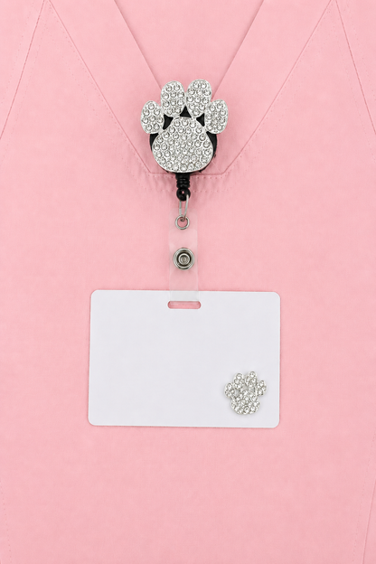 Paw ID Badge Reel