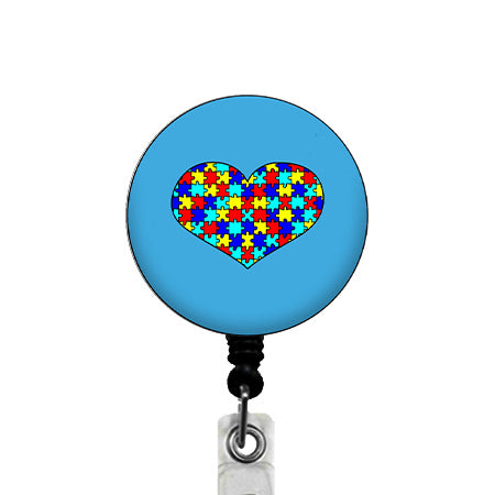 Autism 1 ID Badge Reel