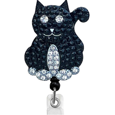 Black Cat ID Badge Reel - SassyBadge
