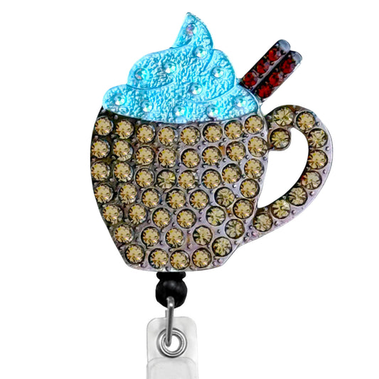 Cinnamon Latte ID Badge Reel
