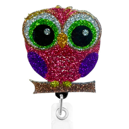 Dazzlers Owl ID Badge Reel