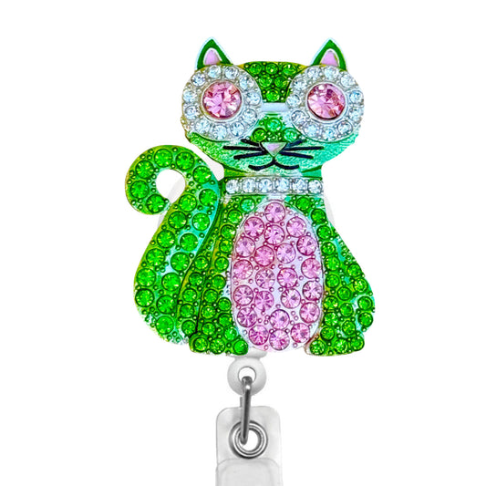 Groovy Cat ID Badge Reel
