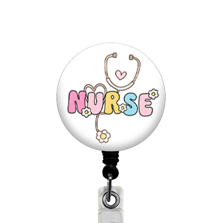 Nurse 5 ID Badge Reel