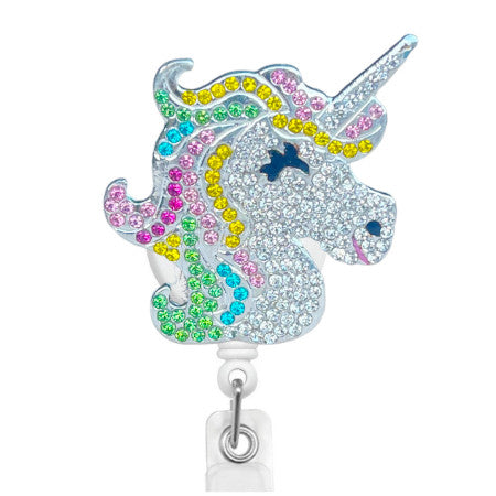 Rainbow Unicorn ID Badge Reel