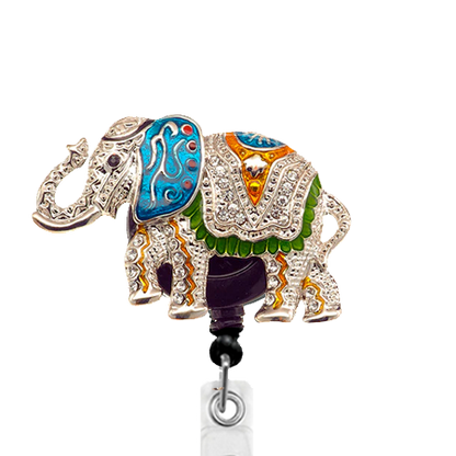 Alluring Elephant ID Badge Reel