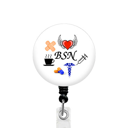Sassy Badge- Retractable Badge Reel- Breast Cancer Awareness – Noble  Medical Apparel