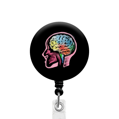 Brain ID Badge Reel