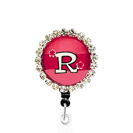 Sparkles Initial R1 ID Badge Reel