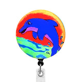 Whimsicals Dolphin ID Badge Reel