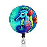 Whimsicals Seahorse ID Badge Reel