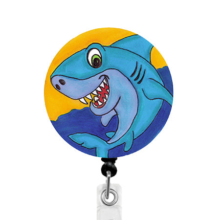 Whimsicals Shark ID Badge Reel