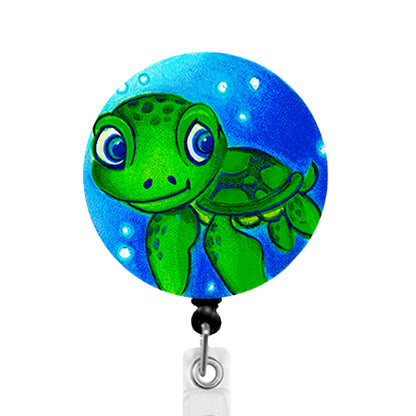 Whimsicals Turtle ID Badge Reel