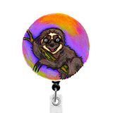 Whimsicals Sloth ID Badge Reel